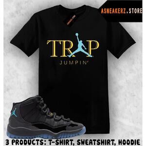 Tee Shirt Matching Aj 11 Gamma Blue Match Jumpman Trap 11S T-Shirt